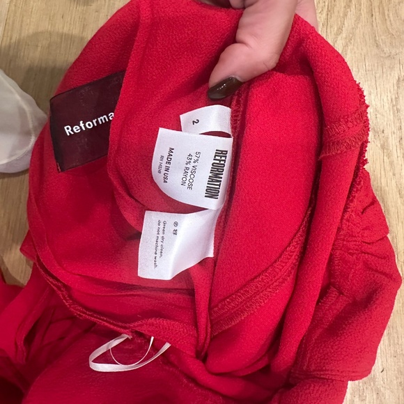 Reformation Red maxi dress Size 2 - Picture 5 of 5